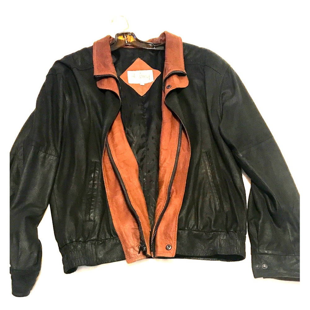 Men’s Remy Leather Jacket Size 40 medium